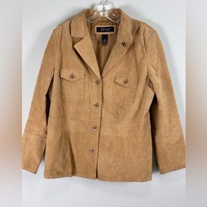 Women's Leather Suede Jacket